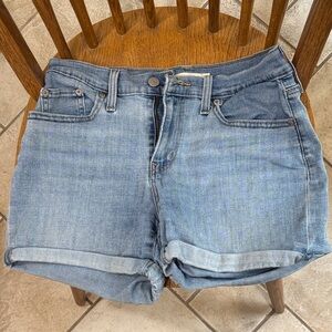 Levi's Light Blue Jean Shorts for Women